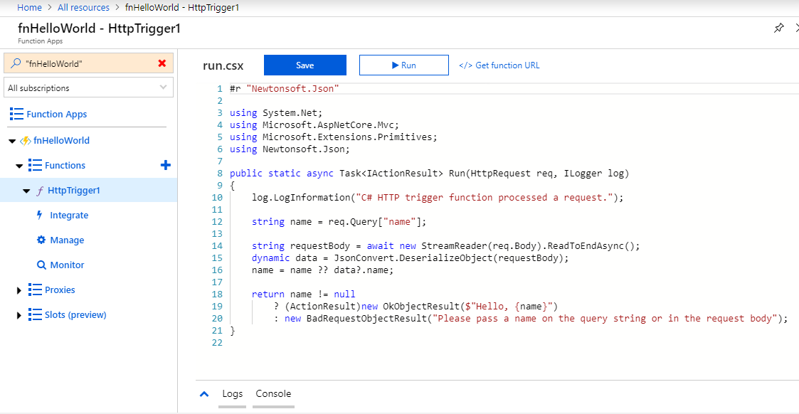Click on Run button and you can check the output on result window
