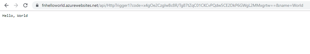 Copy the URL and execute that on browser to check the output