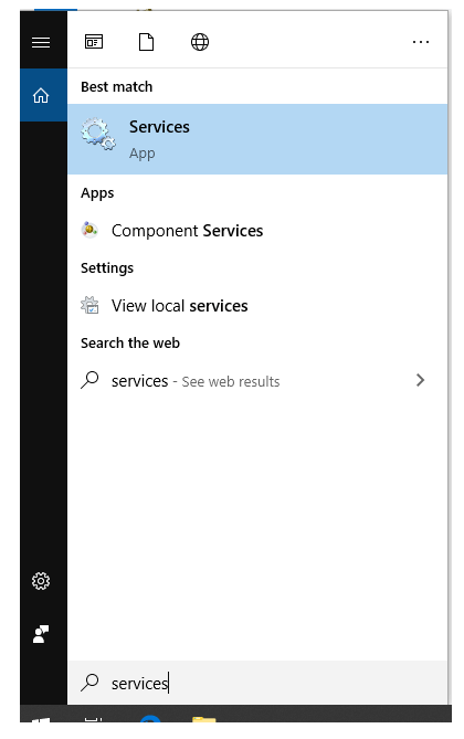 Windows Services-Run