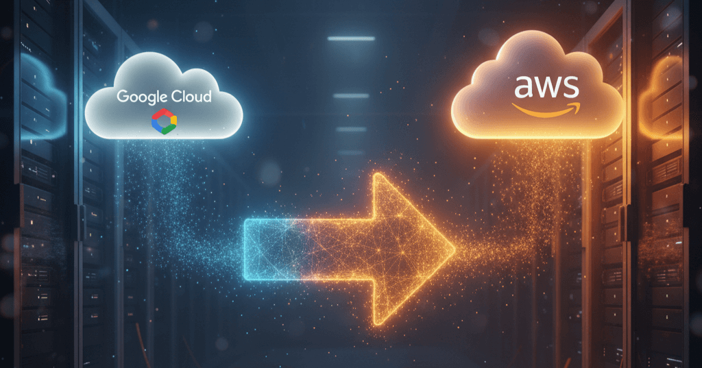 google cloud to aws